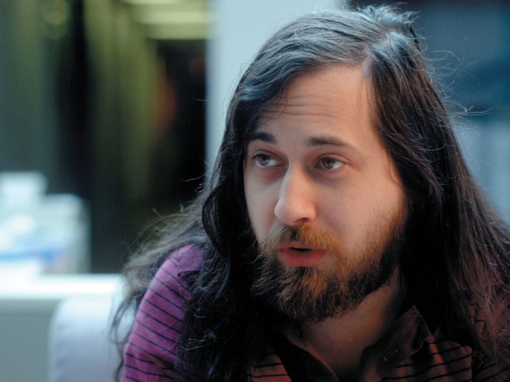 Richard Stallman, le développeur à l'origine du projet GNU. // Source : Wikipédia