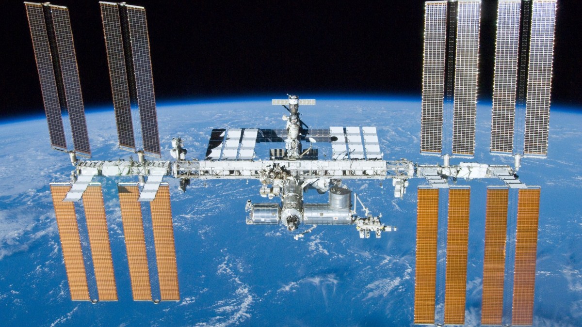 La Station spatiale internationale. // Source : Wikimedia/CC/Nasa/Crew of STS-132 (photo recadrée)