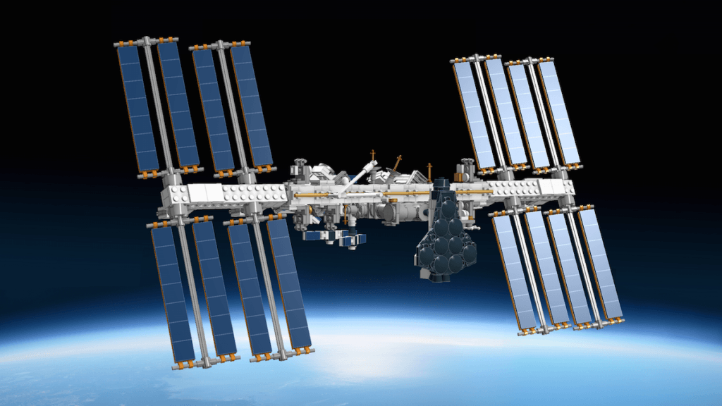 Le jouet Lego à l'effigie de l'ISS. // Source : Lego Ideas/XCLD