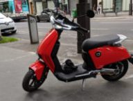 Scooter électrique Super Soco Cu-x // Source : Julien Cadot pour Numerama