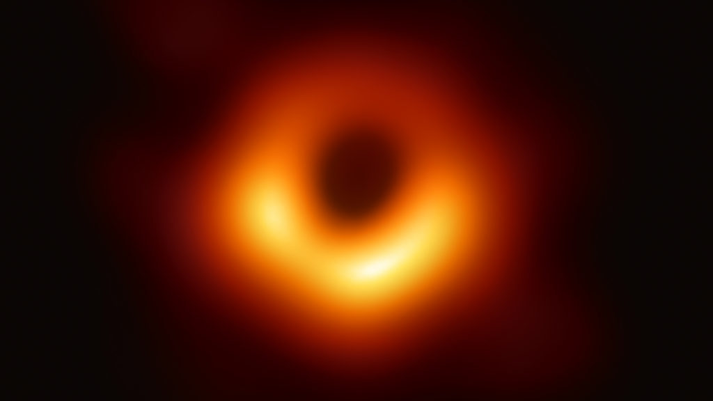 Le halo lumineux du trou noir M87*. // Source : Wikimedia/CC/ESO (photo recadrée)