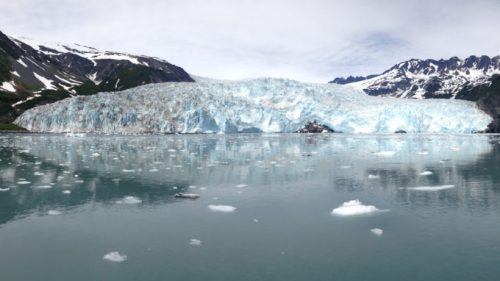 Un glacier en Alaska. // Source : Pixabay (photo recadrée)