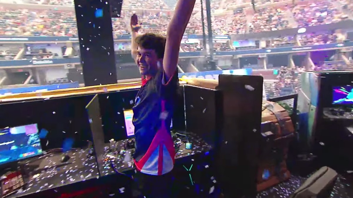 Bugha, le vainqueur solo de la Coupe du Monde de Fortnite // Source : YouTube/Fortnite