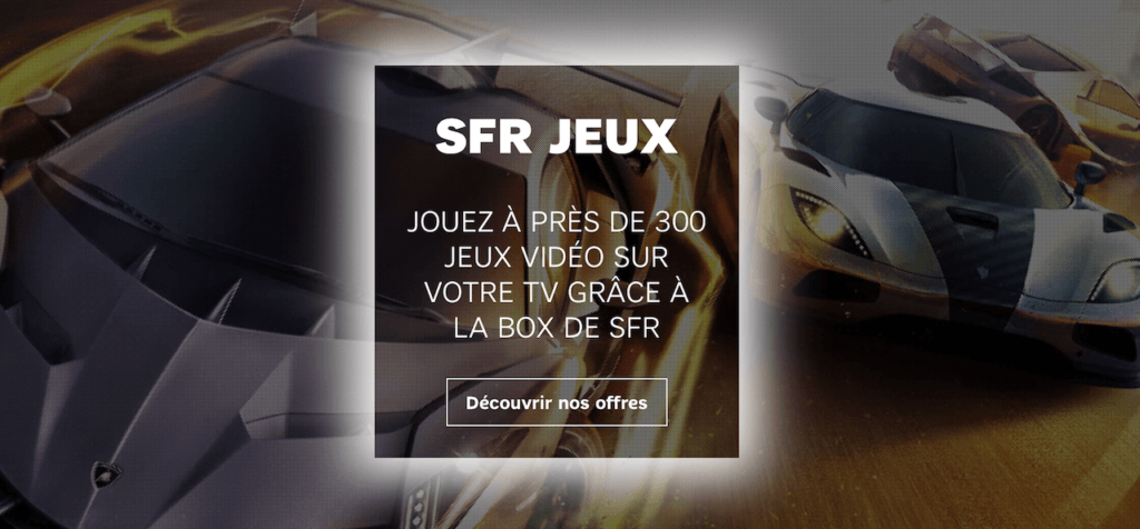 SFR Jeux // Source : SFR