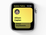 Apple Watch Talkie-walkie // Source : Apple