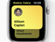 Apple Watch Talkie-walkie // Source : Apple