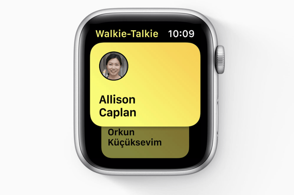 Apple Watch Talkie-walkie // Source : Apple