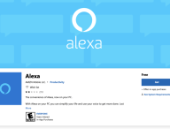 Alexa sur Windows  // Source : Microsoft