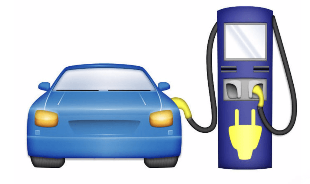 Emoji voiture électrique // Source : Electrify America Emoji voiture électrique // Source : Electrify America