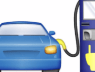 Emoji voiture électrique  // Source : Electrify America