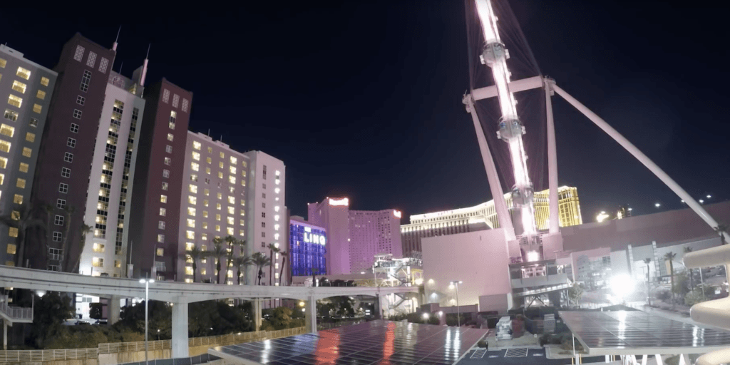 Station Tesla de Las Vegas // Source : Tesla Station Tesla de Las Vegas // Source : Tesla