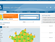 Capture d'écran du site de Météo France lorsqu'il fonctionne