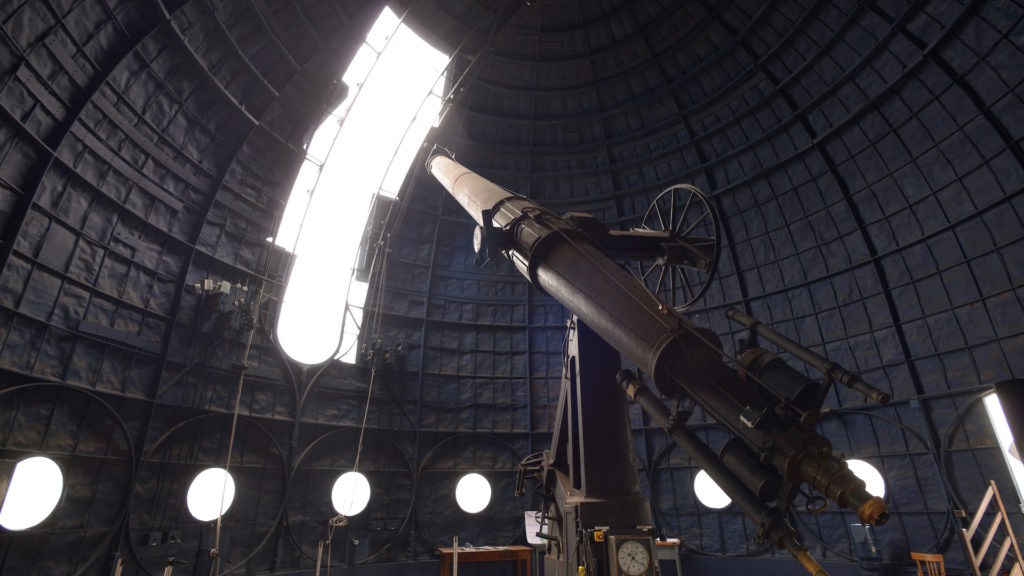 La Grande lunette de l'Observatoire de Paris. // Source : La Prod est dans le pré (photo recadrée) La Grande lunette de l'Observatoire de Paris. // Source : La Prod est dans le pré (photo recadrée)