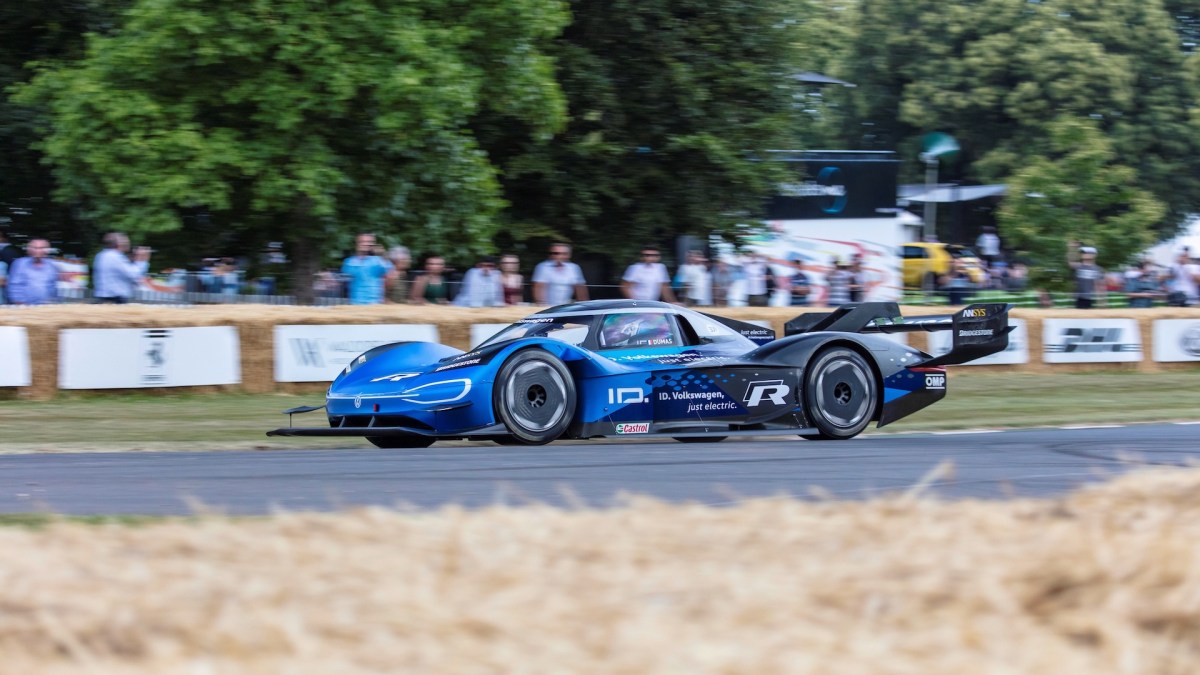 Volkswagen ID.R à Goodwood // Source : Volkswagen 