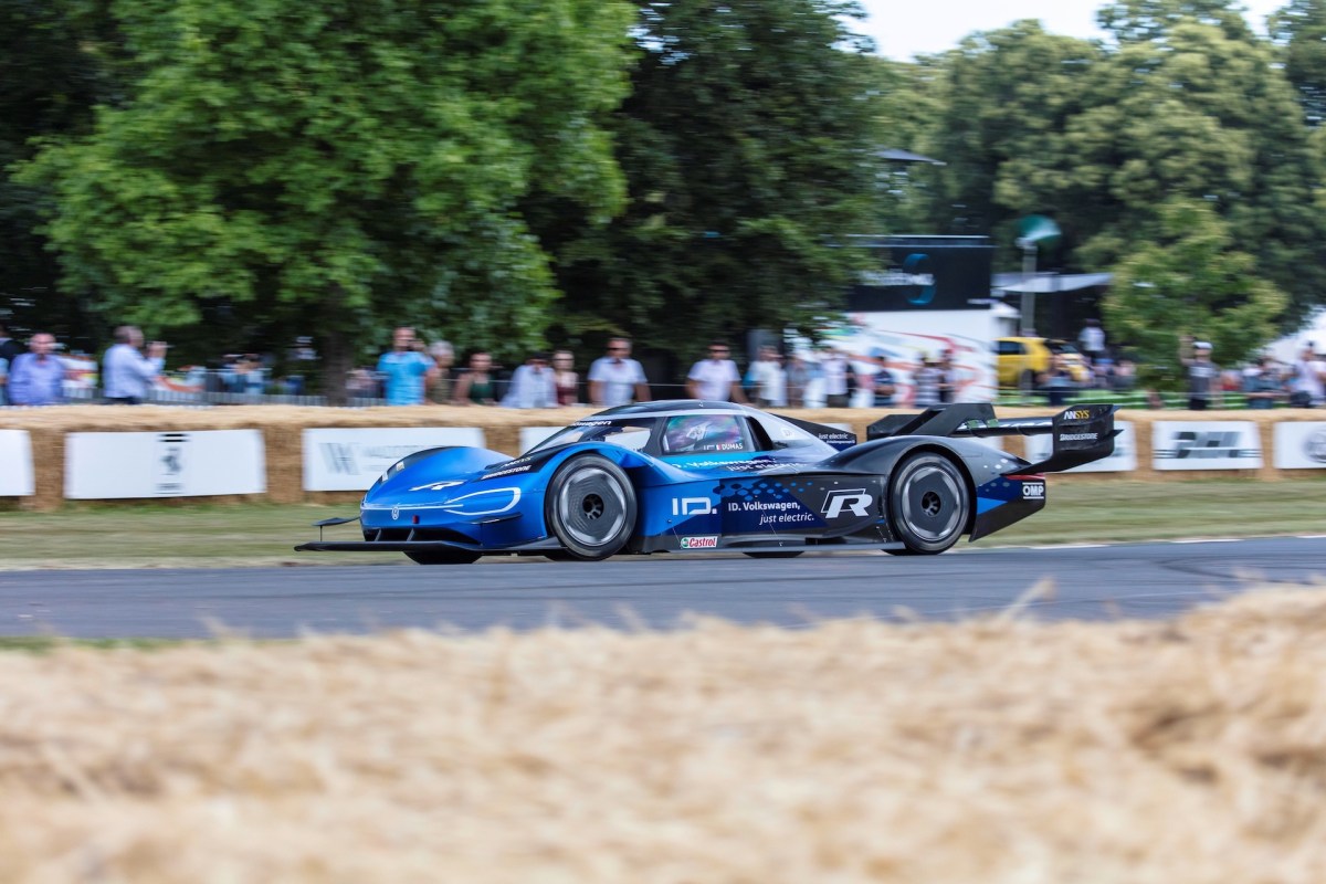 Volkswagen ID.R à Goodwood // Source : Volkswagen 