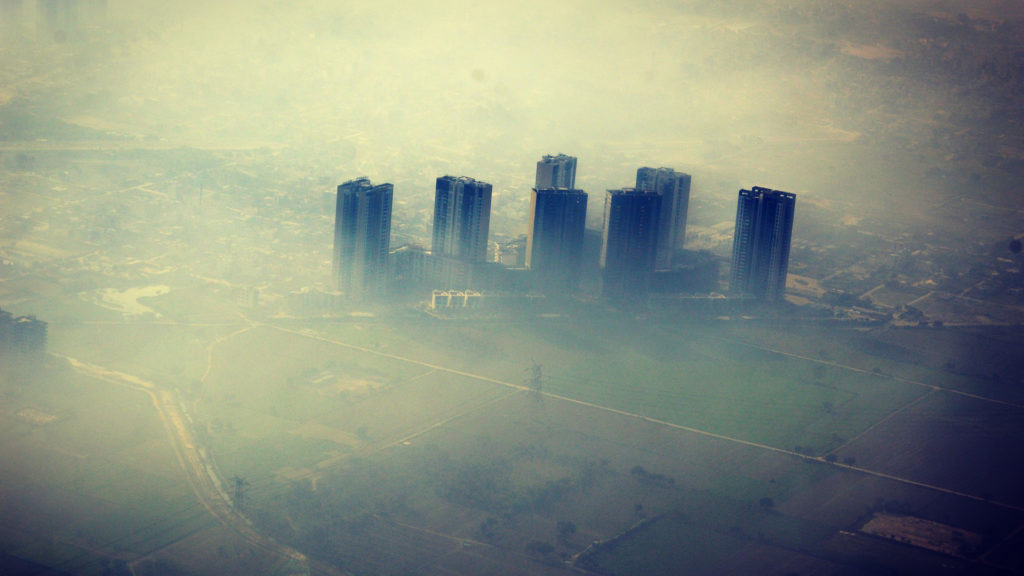 La pollution de l'air à Delhi, en Inde. // Source : Pixabay (photo recadrée)