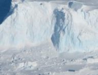 Le glacier de Thwaites. // Source : Wikimedia/CC/Nasa Ice