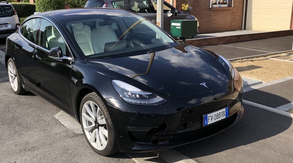 Tesla Model 3 // Source : Numerama Tesla Model 3 // Source : Numerama