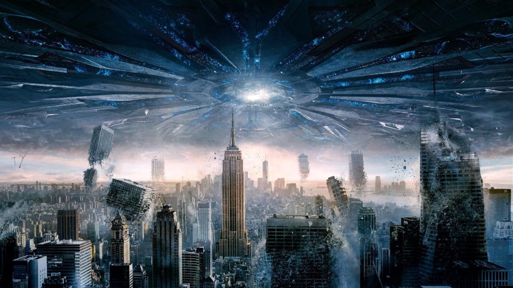 Dans Independence Day, les aliens ne sont pas vraiment nos amis. // Source : Warner Bros Dans Independence Day, les aliens ne sont pas vraiment nos amis. // Source : Warner Bros