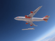Virgin Orbit veut faire ses lancements depuis des avions, en haute altitude. // Source : Twitter / @Virgin_Orbit