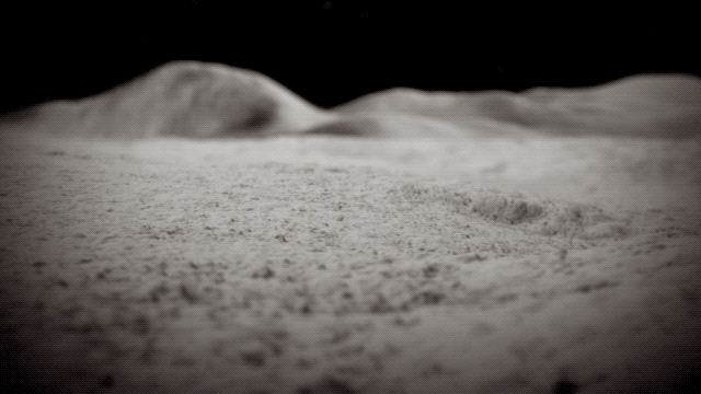 Des météorites frappant la surface de la Lune. // Source : NASA's Goddard Space Flight Center