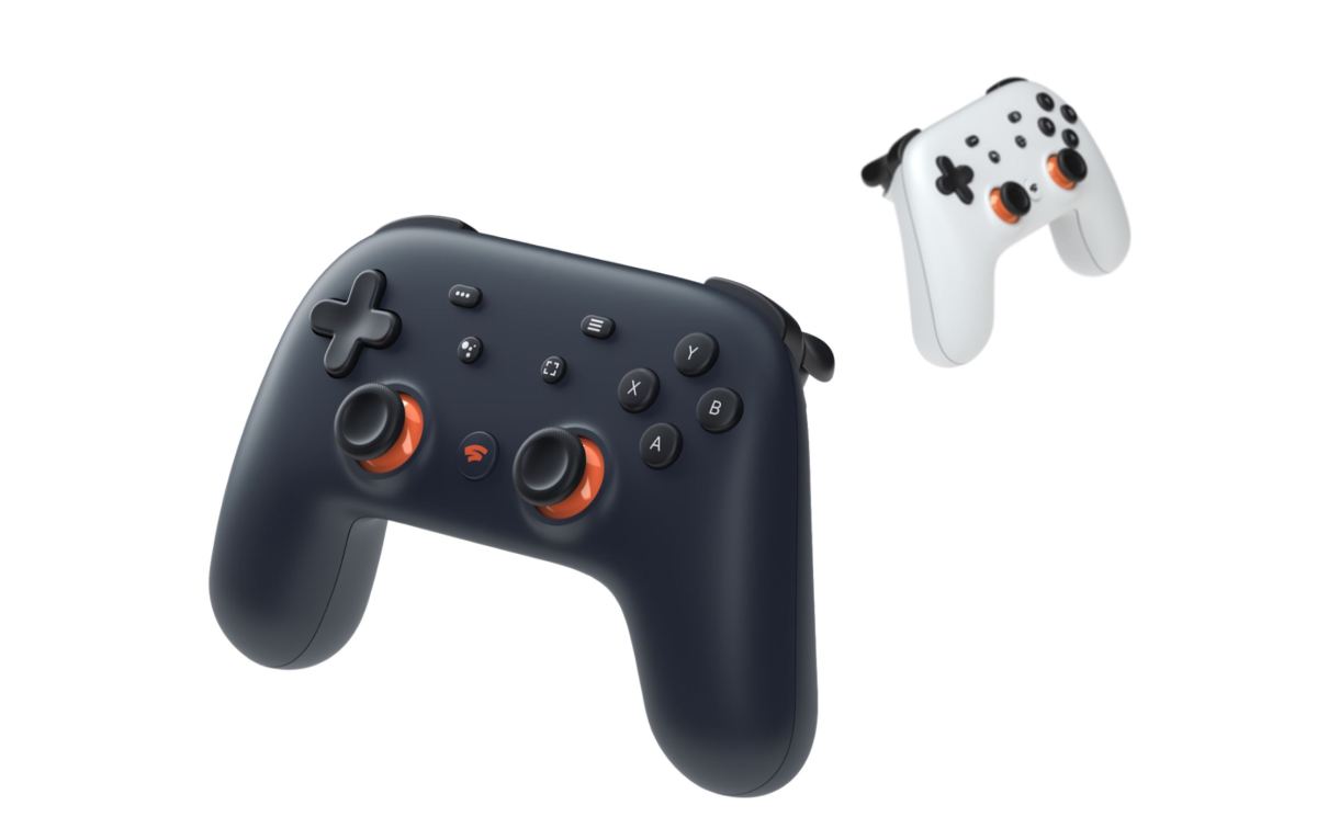 Les manettes Google Stadia. // Source : Google