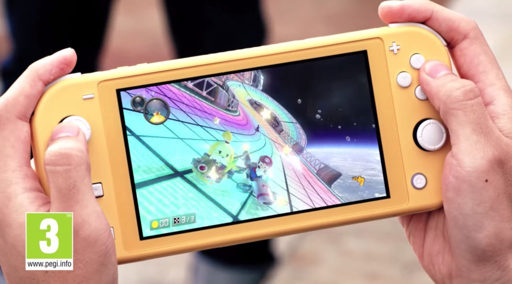 La Switch Lite // Source : YouTube/Nintendo UK