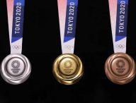 Le design des trois médailles. // Source : The Tokyo Organising Committee