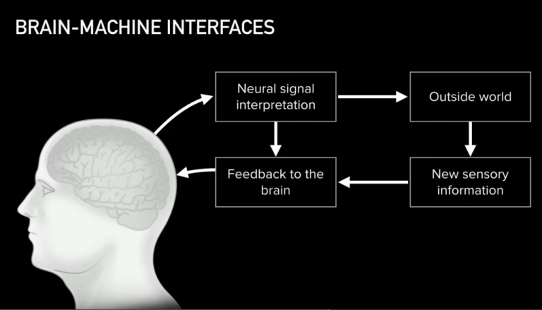 Présentation de l'interface Neuralink. // Source : Capture Youtube / Neuralink