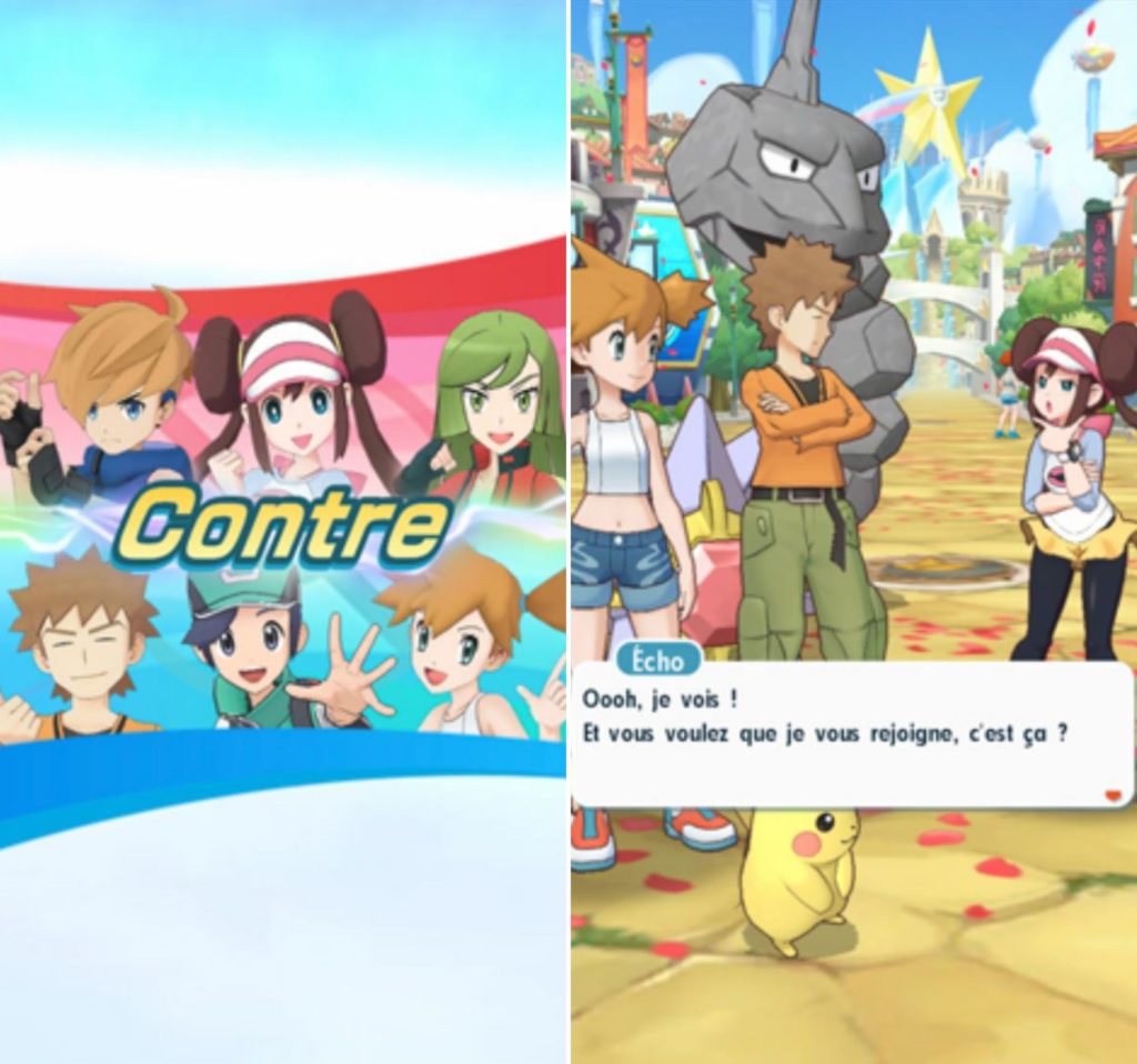Les combats de Pokémon Masters se joueront à 3 contre 3. // Source : The Pokémon Company