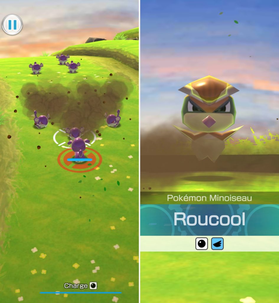 Pour avancer dans Pokémon Rumble Rush, il suffit de taper rapidement sur son écran. // Source : The Pokémon Company