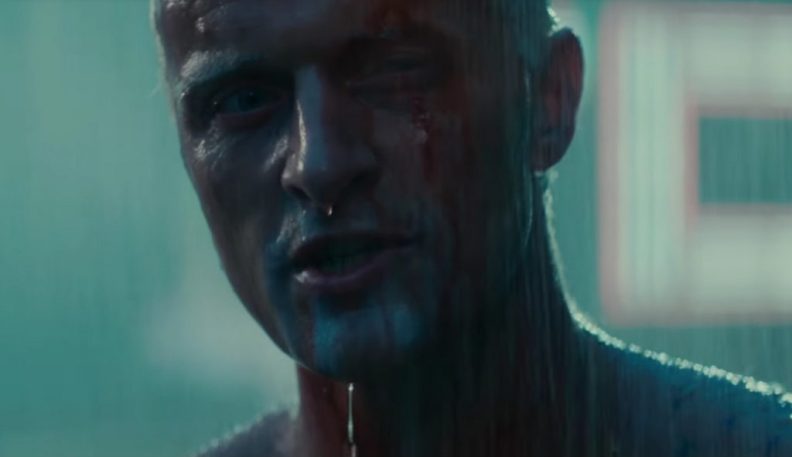 Rutger Hauer dans Blade Runner, à la fin du film. // Source : Blade Runner