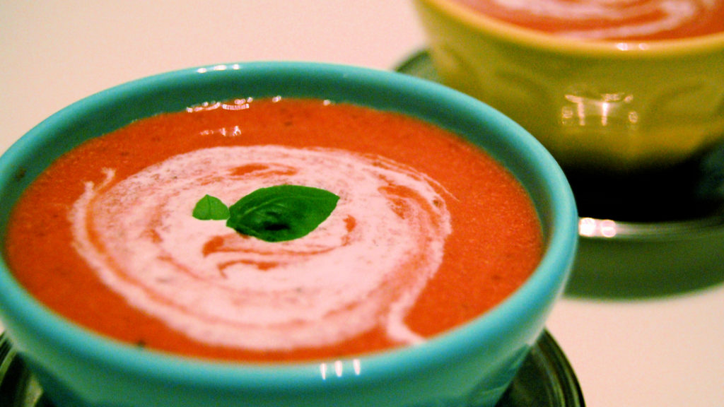 Une soupe de fraises. // Source : Flickr/CC/Two Helmets Cooking (photo recadrée)
