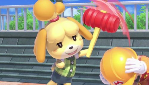 Isabelle dans Super Smash Bros