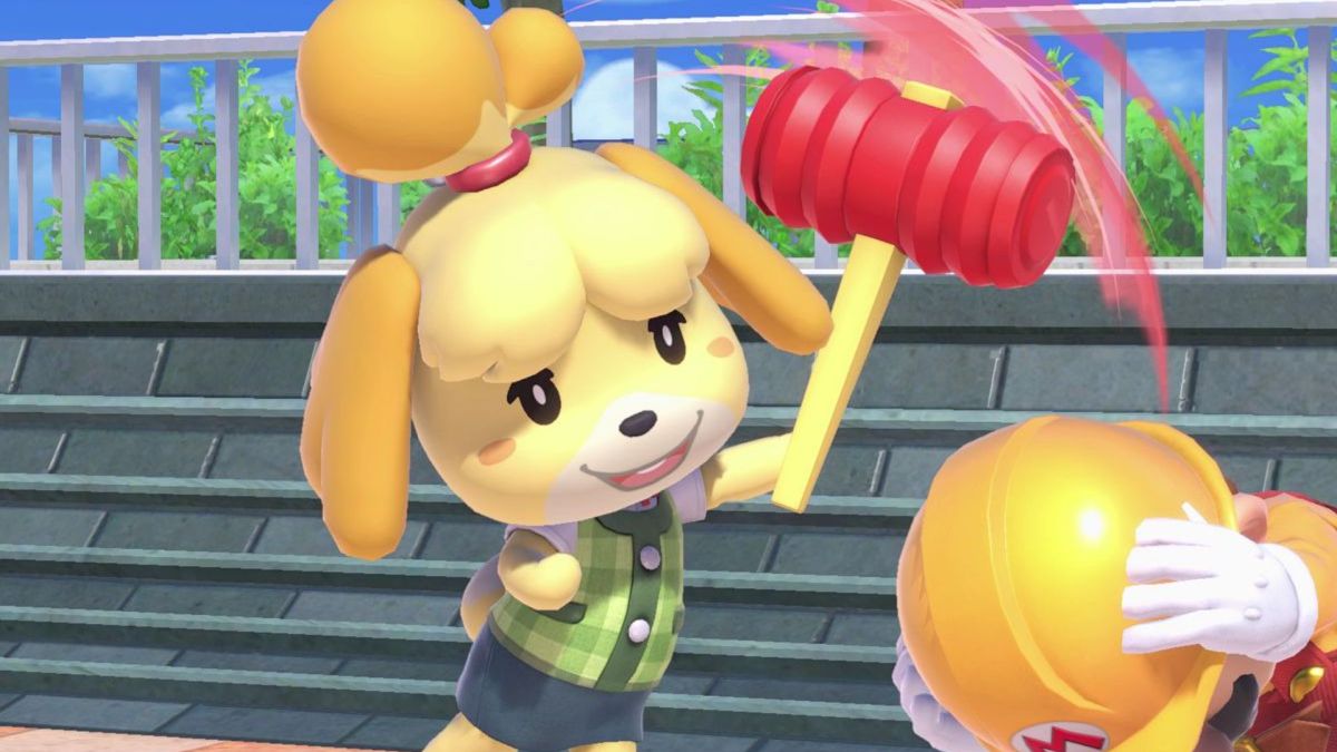 Isabelle dans Super Smash Bros