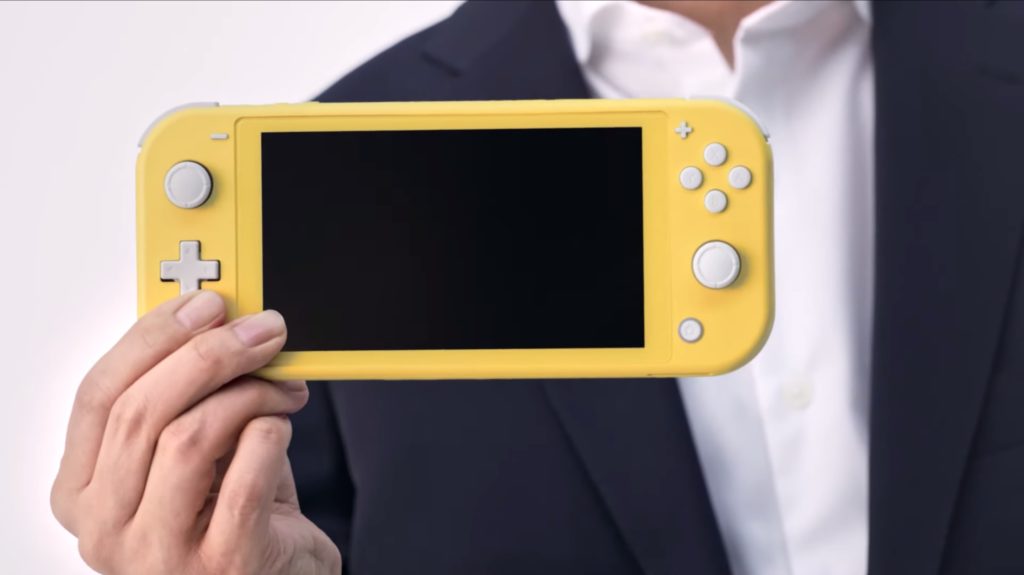La Switch Lite // Source : YouTube/Nintendo UK