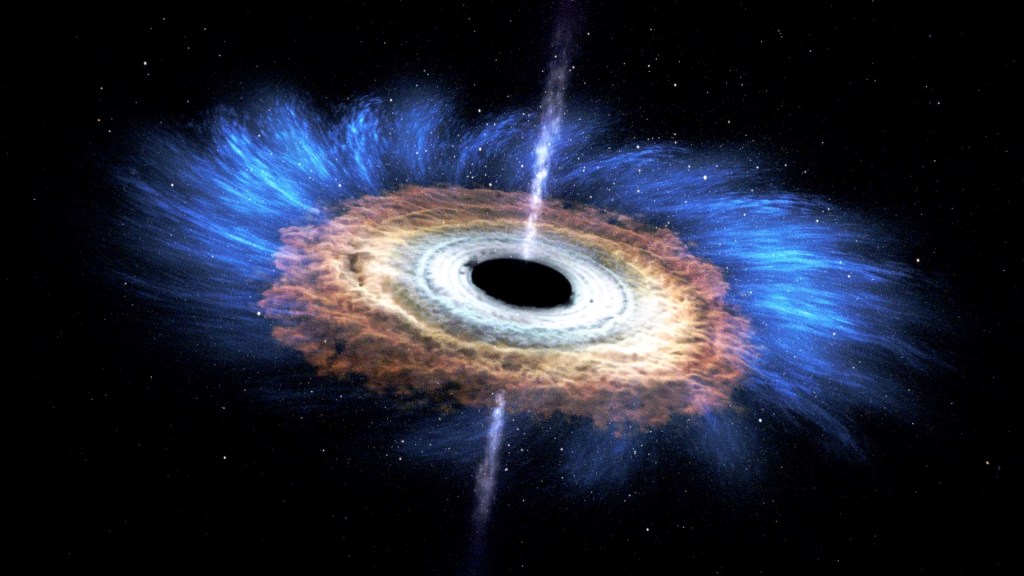 Un trou noir. // Source : NASA's Goddard Space Flight Center