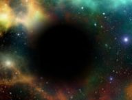 Une représentation d'un trou noir. // Source : Pixabay (photo recadrée)