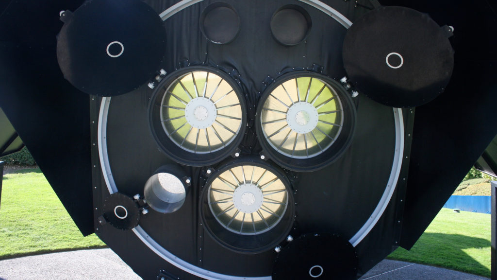 L'observatoire XMM-Newton. // Source : Wikimedia/CC/Mike Peel (photo recadrée)