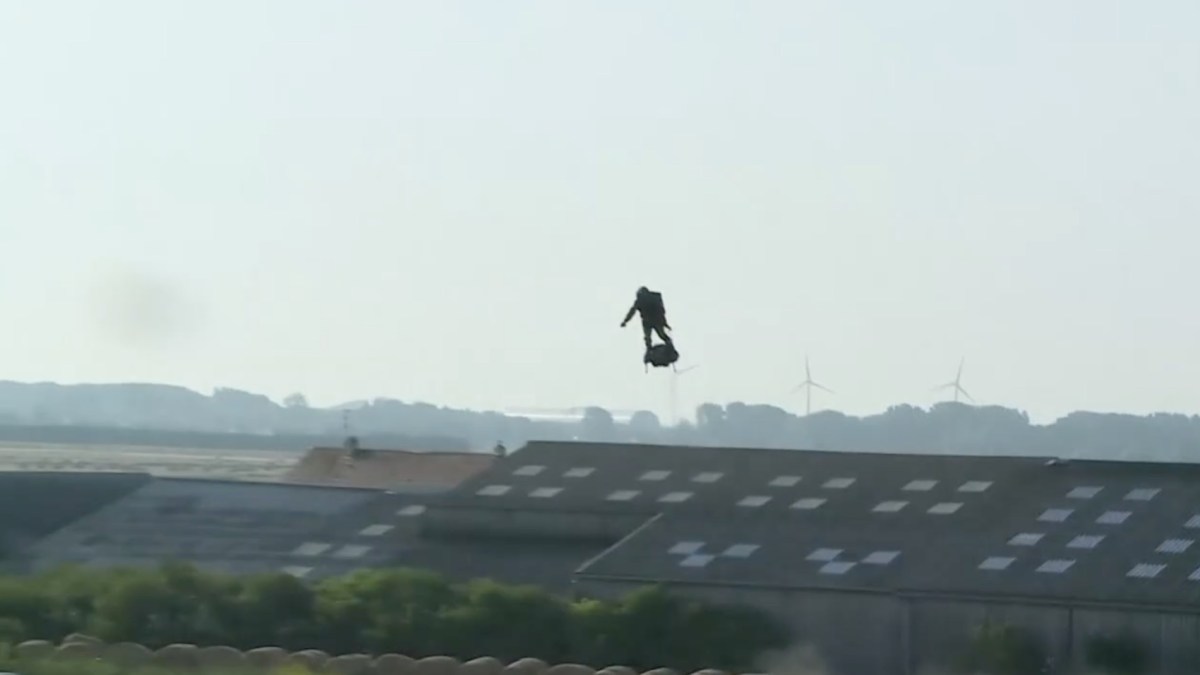 Le décollage de Zapata // Source : Capture d'écran France Info