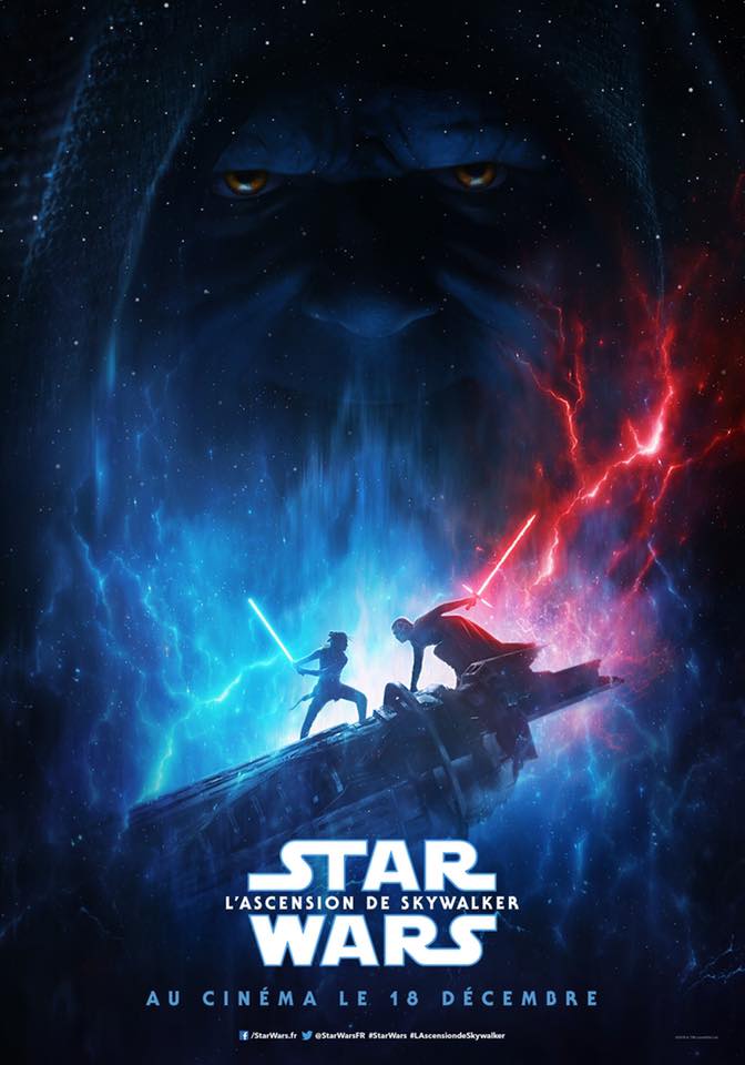 Affiche Star Wars : L'Ascension de Skywalker // Source : Disney