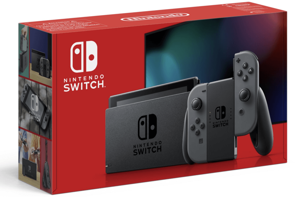 Boîte de la Switch (deuxième version) // Source : Nintendo Boîte de la Switch (deuxième version) // Source : Nintendo