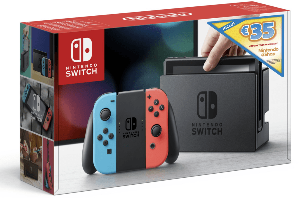 Boîte de la Switch (première version) // Source : Nintendo