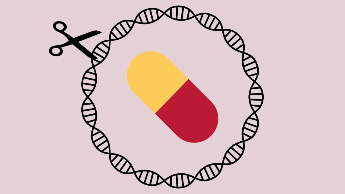 La technique CRISPR pourrait créer des médicaments qui changent de forme. // Source : Pixabay, Wikimedia/CC/Twitter, montage Numerama