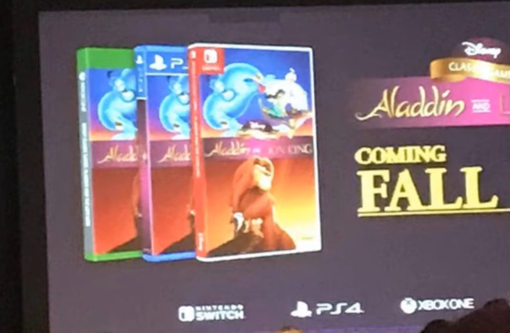 Compilation Le Roi Lion et Aladdin // Source : Gematsu (via GameXplain)