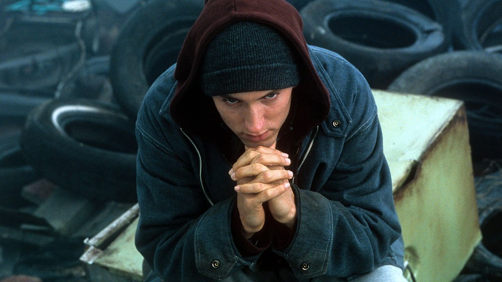 Eminem a connu un vif succès dans son film, 8 Mile. // Source :  Universal Studios