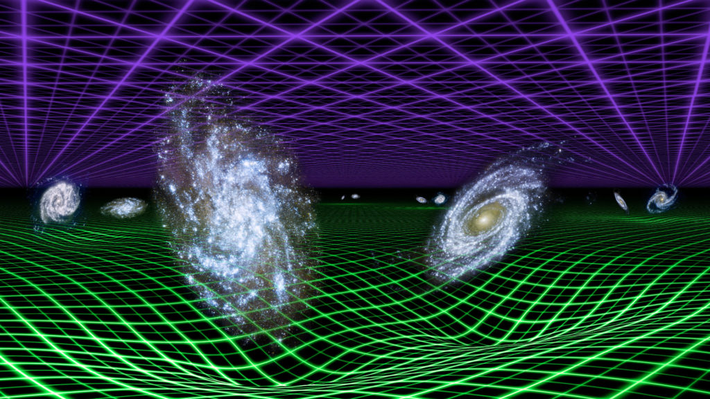 L'énergie noire serait responsable de l'accélération de l'expansion de l'univers. // Source : NASA/JPL-Caltech (photo recadrée)