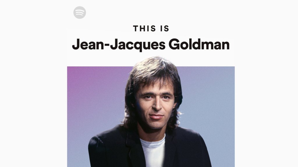 Jean-Jacques Goldman sur Spotify // Source : Twitter/Spotify France
