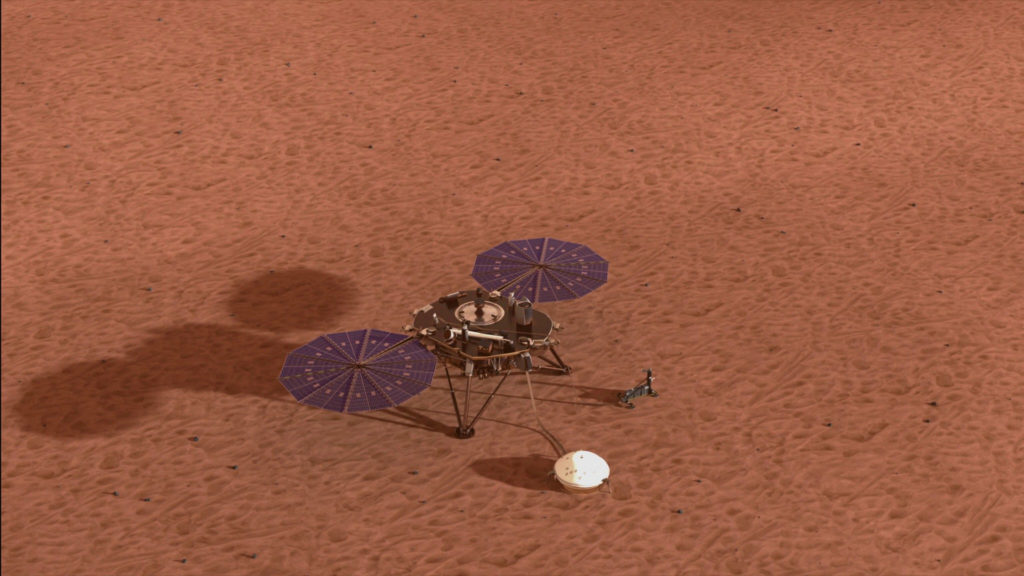 InSight sur Mars. // Source : Flickr/CC/DLR German Aerospace Center