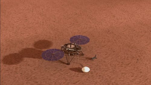 InSight sur Mars. // Source : Flickr/CC/DLR German Aerospace Center